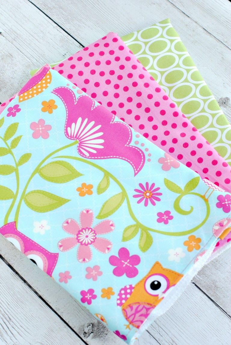 DIY Cute Baby Burp Cloths from Diapers | Burp cloth patterns, Easy