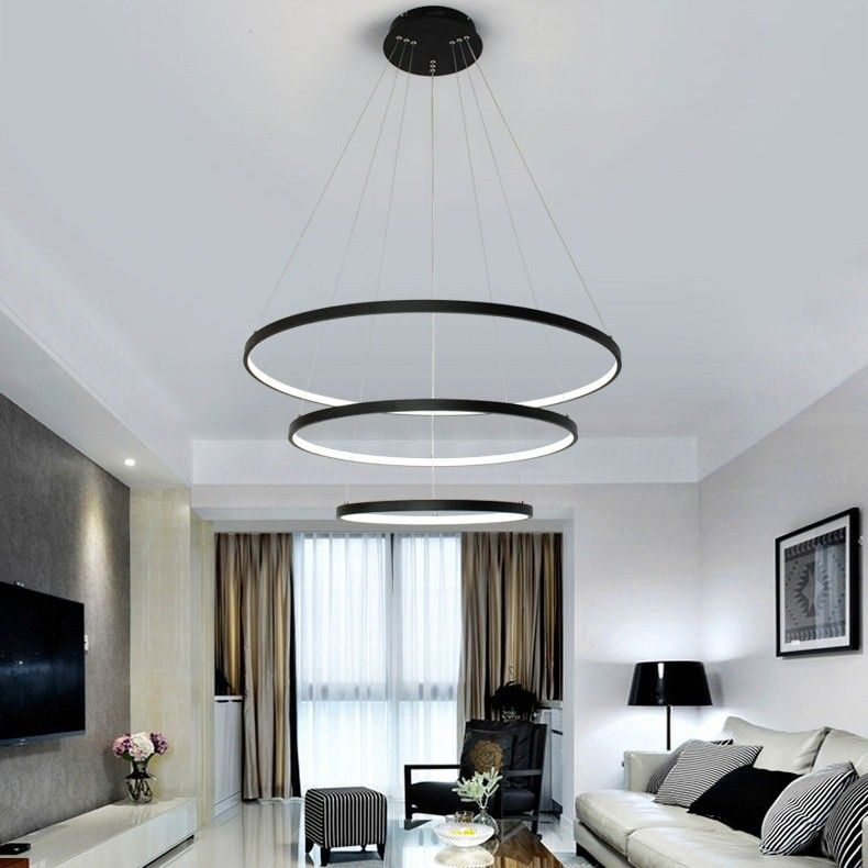 3 Lights Circular Pendant Light Chandelier Lighting Lamp 3 Lights Circular Pendant Light Chandelier Lighting Lamp