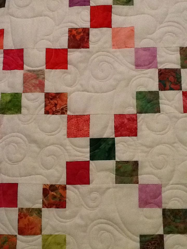 Irish Chain Quilt for Erin Bali Pops Watermelon | Irish