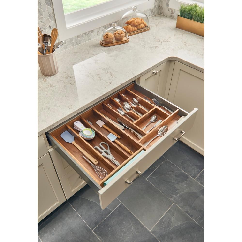 kitchen drawer organizers acrylic short walnut divider for drawer organizers dark brown wood revashelf kitchen drawer organizers acrylic short walnut divider for drawer organizers dark brown wood revashelf