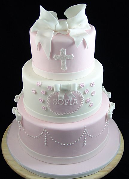 First Communion Cake For Girl Communioncake Christeningcake Our