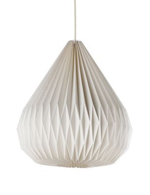 Folding Droplet Paper Ceiling Lamp Shade M S 55 Lampeskærm Droplet Paper Ceiling Lamp Shade M S