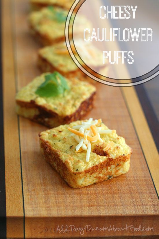 Cheesy Cauliflower Puffs Shared On Https Www Facebook Com