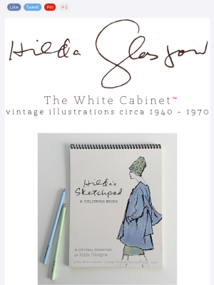 Hildas Coloring Book is Here Coloring books Fashion illustration