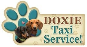 Doxie Taxi Magnet Pair Dachshund Rescue Of North America