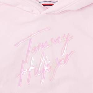 Fashion Sale, Fashion Outfits, Script Print, Tommy Hilfiger Girl, Pink Hoodie, Business Fashion, Hoodie Print, 6 Years, Vintage Inspired