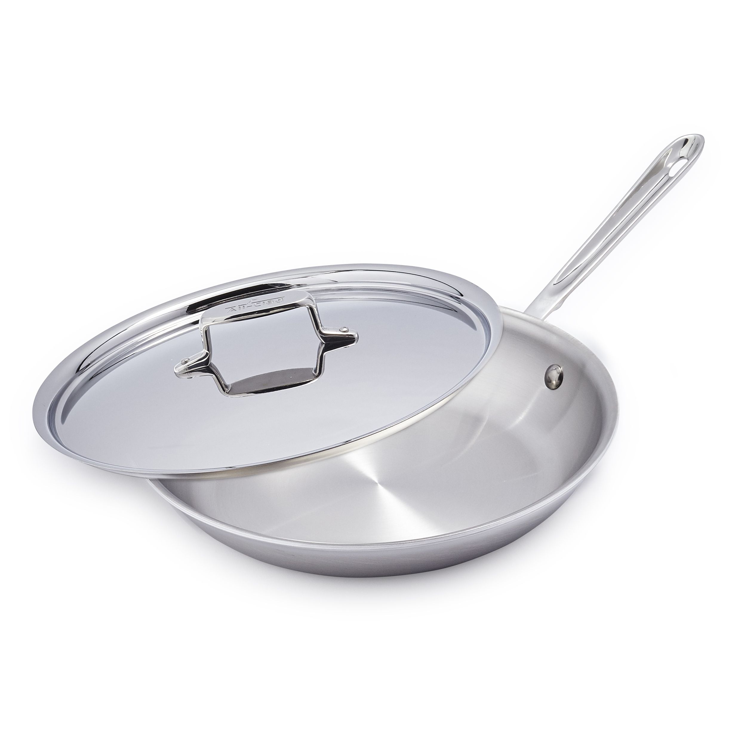 All Clad D3 Tri Ply Stainless Steel Frying Pan Williams Sonoma In 2020 All Clad Stainless Steel Cookware Stainless Steel Skillet