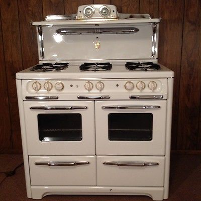 1950 S Wedgewood Double Oven Vintage Stove W 6 Burners Antique Price Guide Details Page Vintage Stoves Vintage Oven Antique Stove [ 400 x 400 Pixel ]