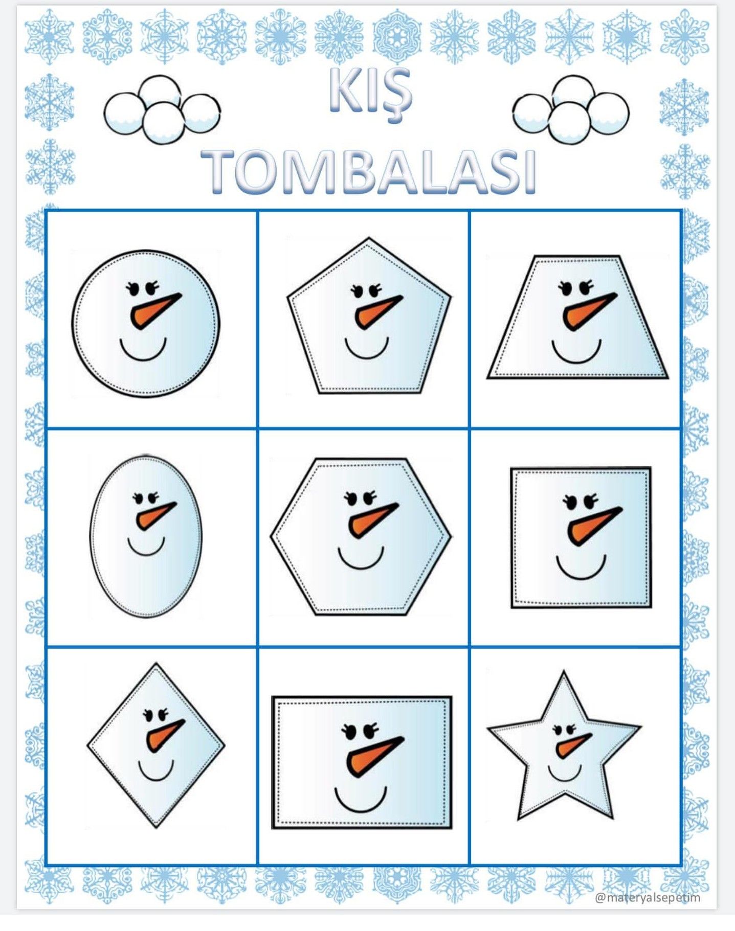 Free january worksheets for preschool Artofit