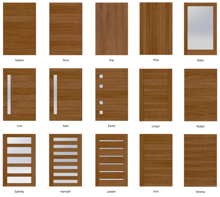 Exterior Pivot Doors – Pre-Built – Flat – Pivot Door Company