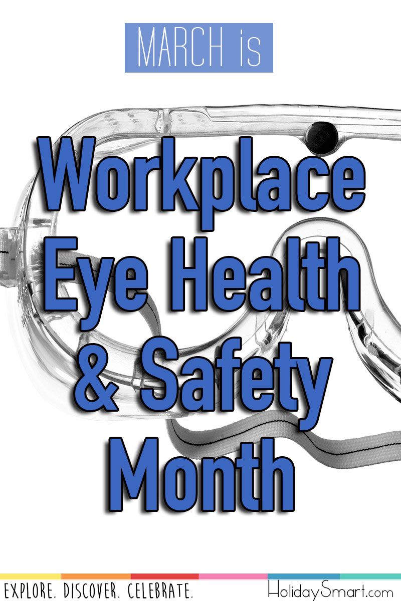 Workplace Eye Health & Safety Month HolidaySmart Eye health