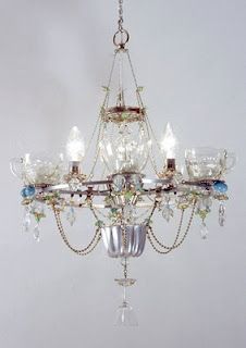 Tea Time Chandelier | Tea cup chandelier, Eclectic Tea Time Chandelier | Tea cup chandelier, Eclectic