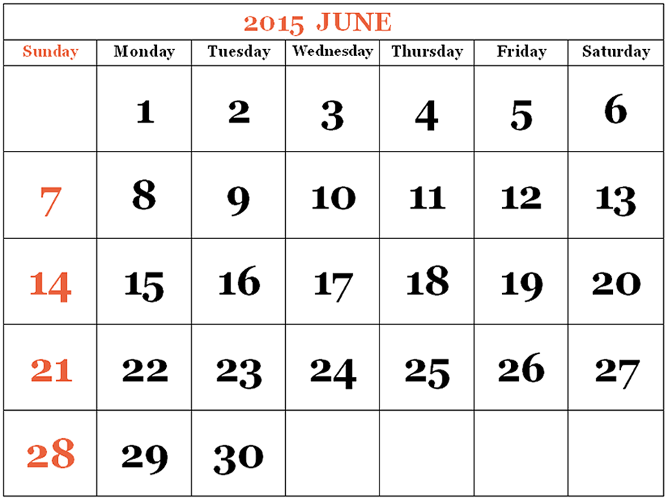 free printable calendar free printable calendar june free june 2015 calendars