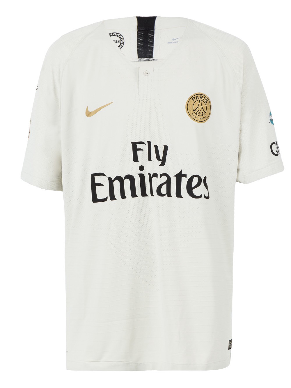 psg white gold jersey