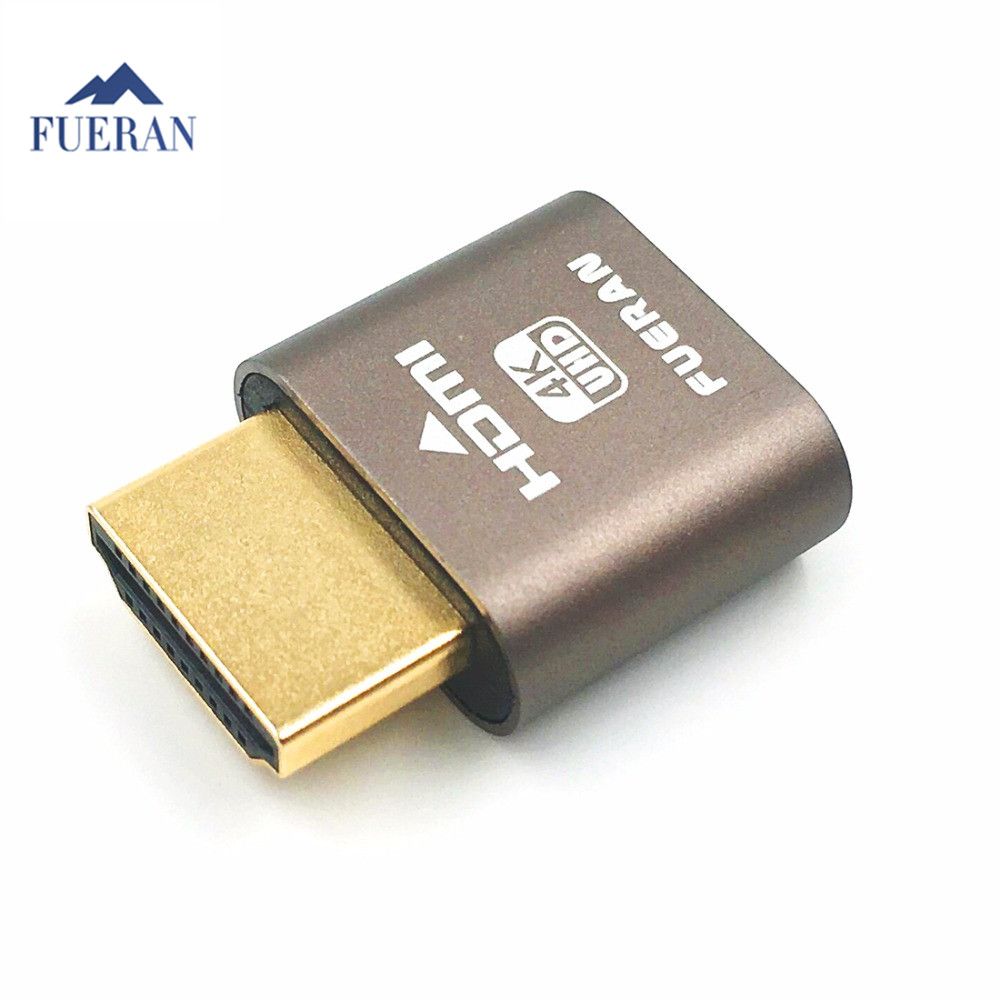 Fueran Hdmi Ddc Edid Dummy Plug Headless Ghost Display Emulator
