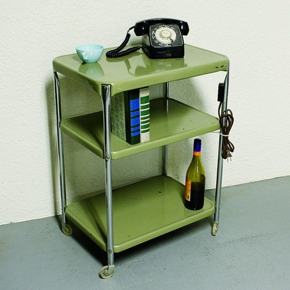 Old Metal Kitchen Cart Bar Remodel Pinterest Old Metal Kitchen Cart