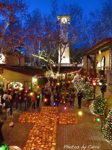 Sedona, Arizona At Christmas Tlaquepaque Village 6000 Luminaries Sedona, Arizona at Christmas Tlaquepaque Village 6000 Luminaries were lit. - Sedona, Arizona At Christmas Tlaquepaque Village 6000 Luminaries