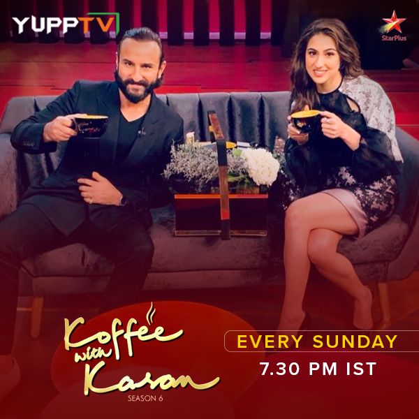 Koffee With Karan Season 6 Episode 3 Watch Online #SaifAliKhan with #SaraAliKhan on #KofeeWith Karan show Koffee With