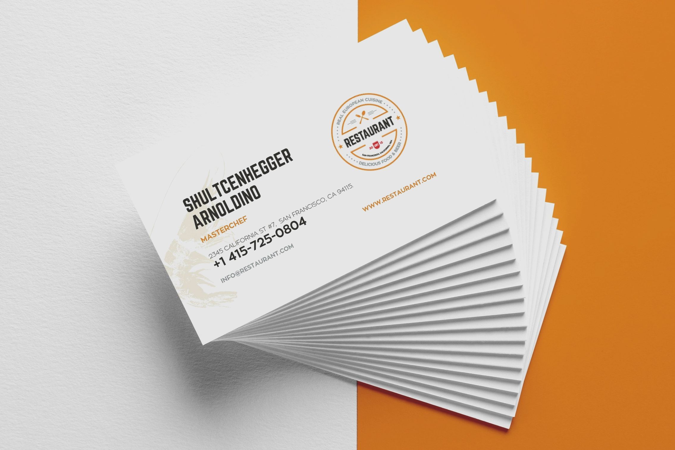 European And American Business Psd Business Card Design Stuff For