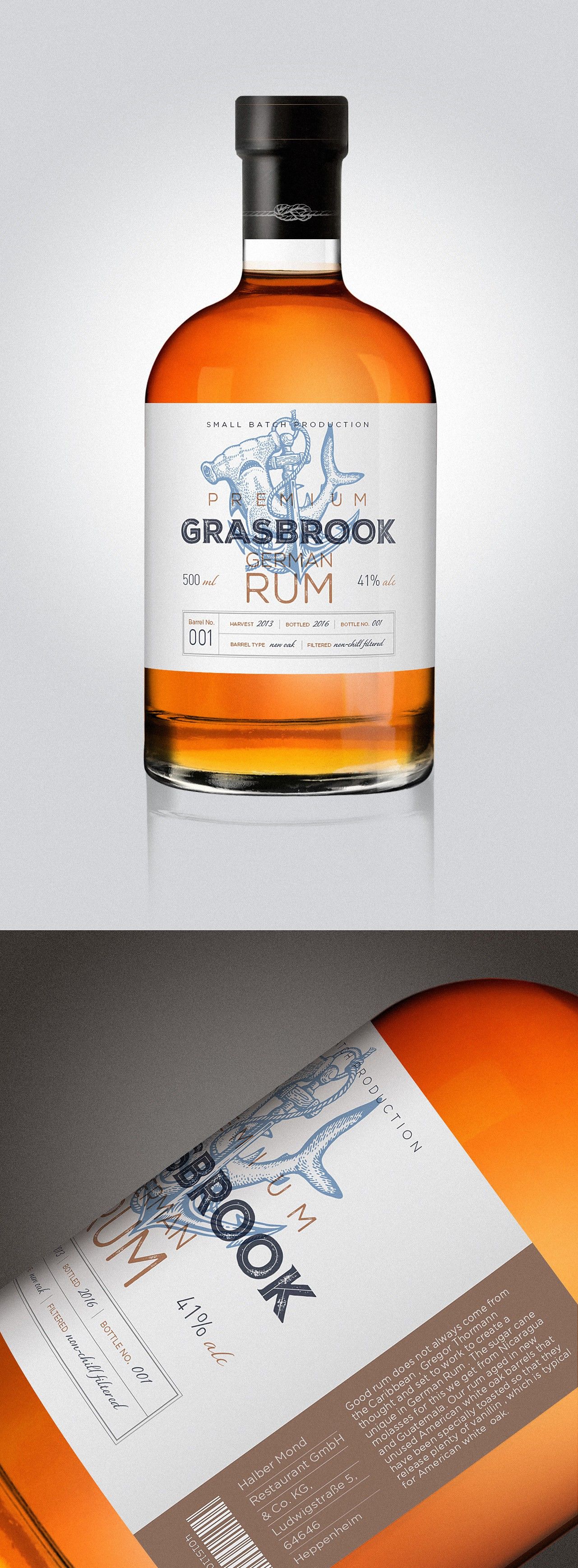Beer/Spirit Hurricane Rum Label Notebook Beer/Spirit Hurricane Rum Label Notebook