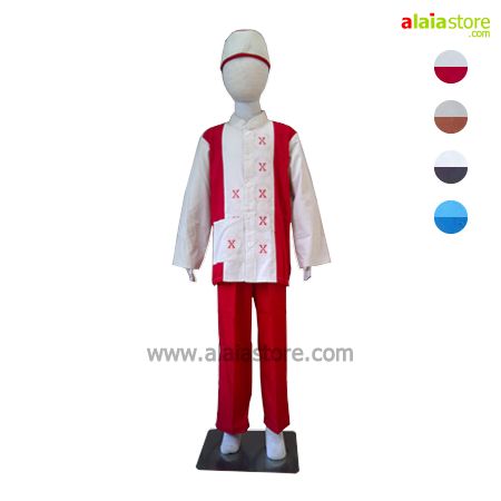 Gamis Dengan Warna Dongker Kombinasi Fanta Dipercantik Dengan Aplikasi Bordir Bulat Tempel Pada Bagian Samping Bawah Gamis Memiliki Kanci Warna Produk Sulaman
