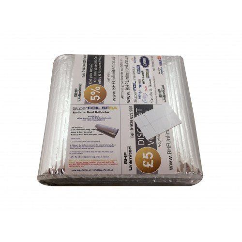Superfoil radpack Foil Reflective and insulation for radiators Savings...