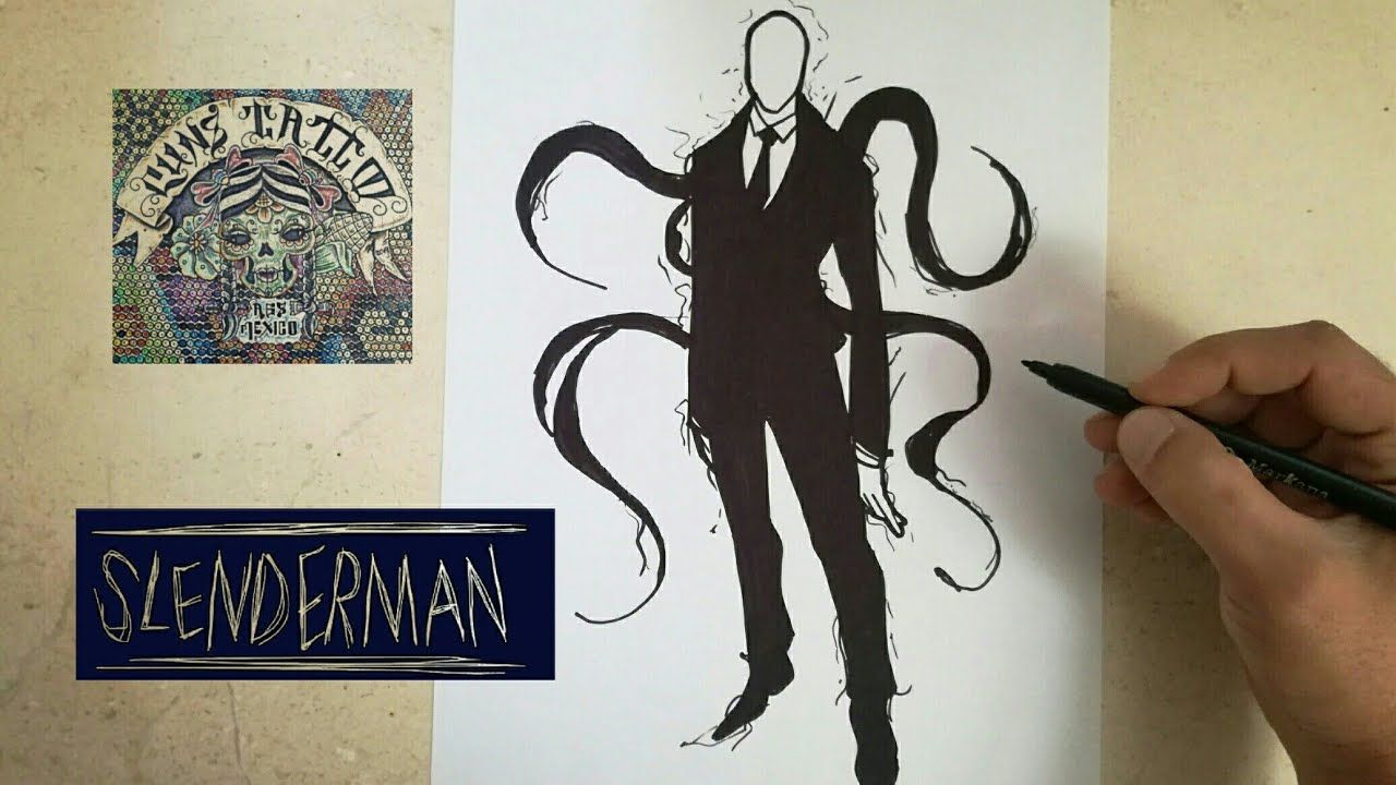 COMO DIBUJAR A SLENDERMAN how to draw slenderman Drawings Art