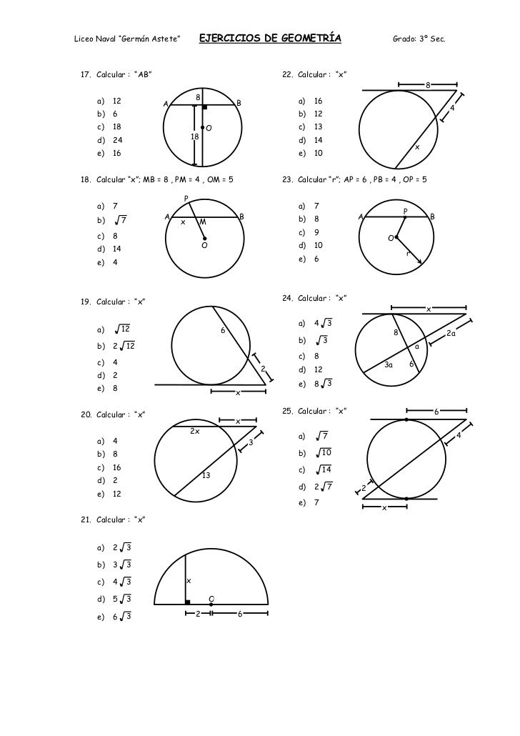 Ejercicios de Geometría | Math sheets, Printable graph paper, Math cheat sheet