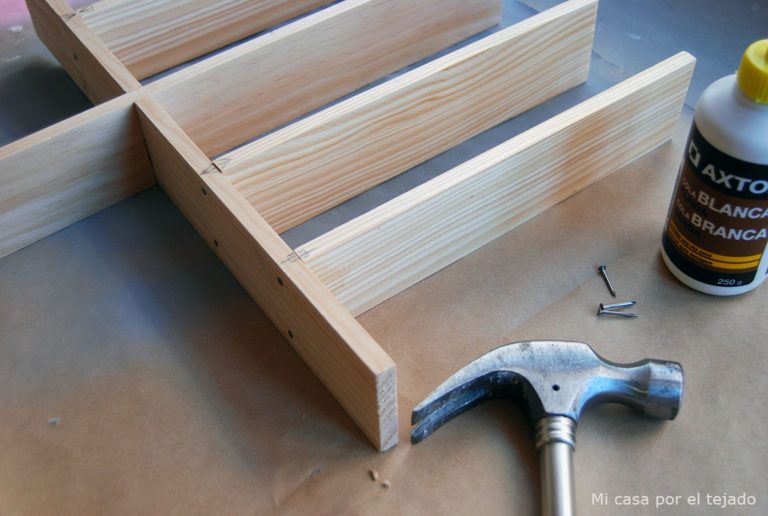 05 Cubertero De Madera Para Cajon Facil De Hacer Micasaporeltejado Organizador De Cubiertos Organizador De Cajones Como Hacer Organizadores