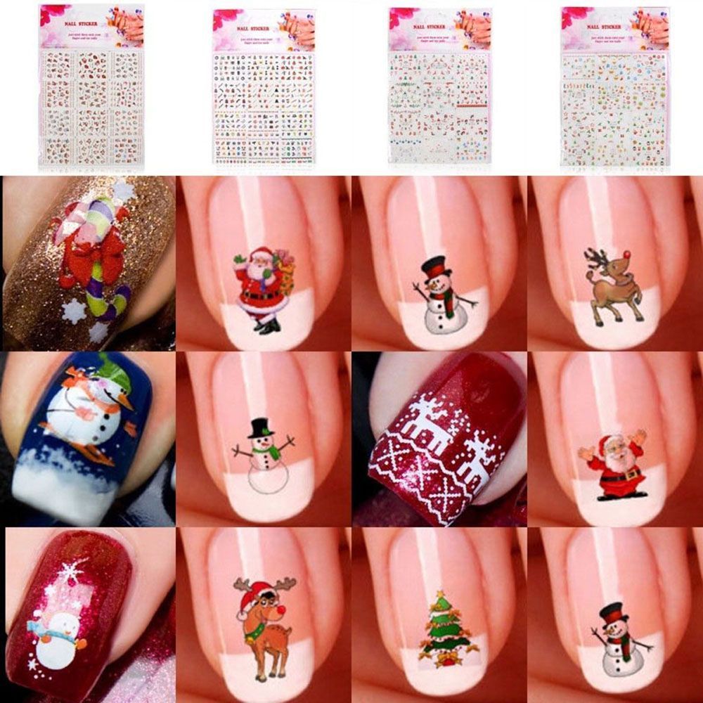 Nail Art Decorations Health Beauty Gold Nail Art Snowman