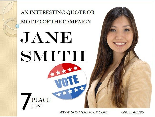 voting flyer templates free