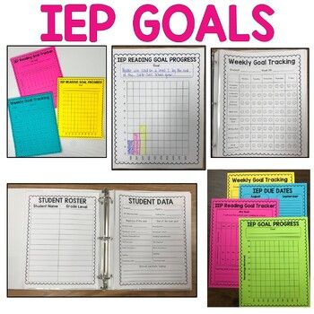 Data Collection Sheets: IEP Goals & Objectives Tracking, Progress Monitoring