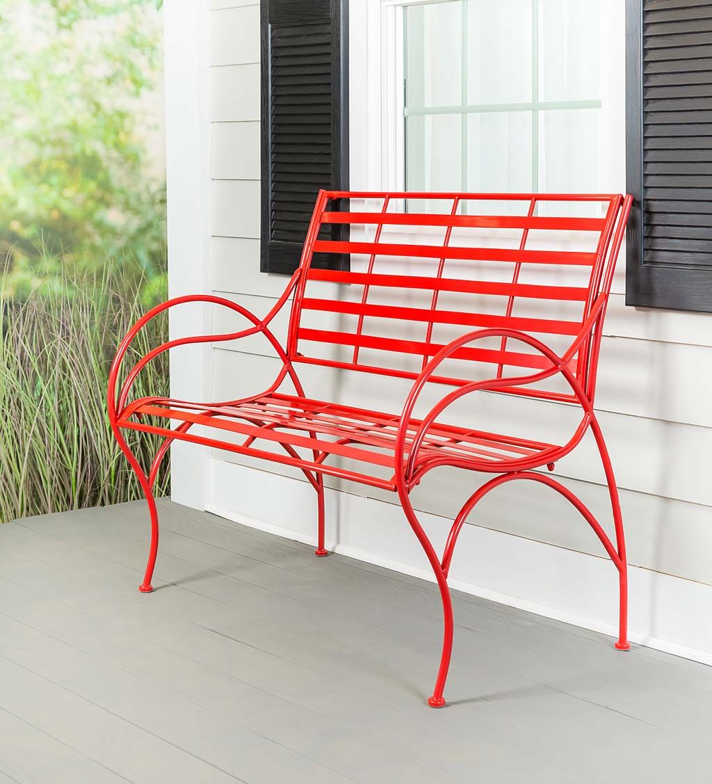 Ikea red bench deals