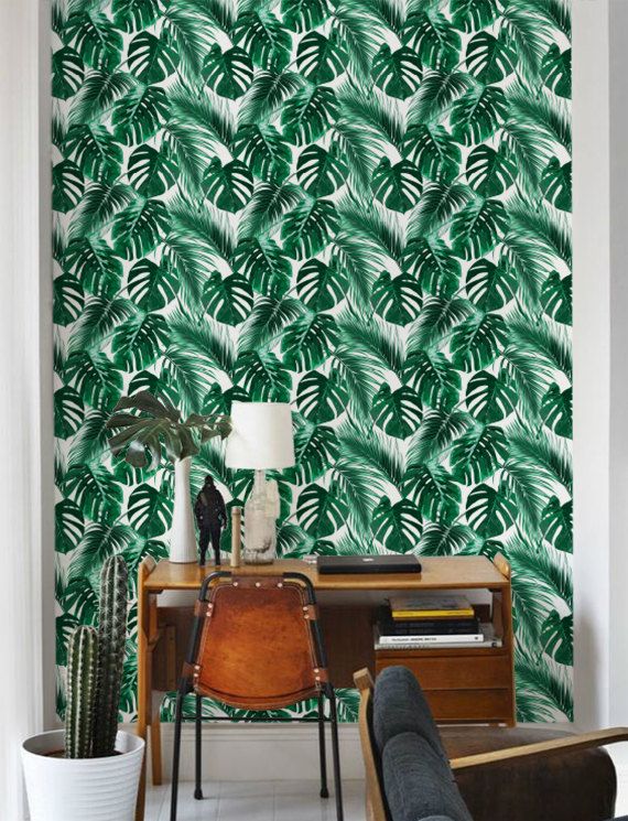 BW005 Removable Wallpaper Tropical wallpaper