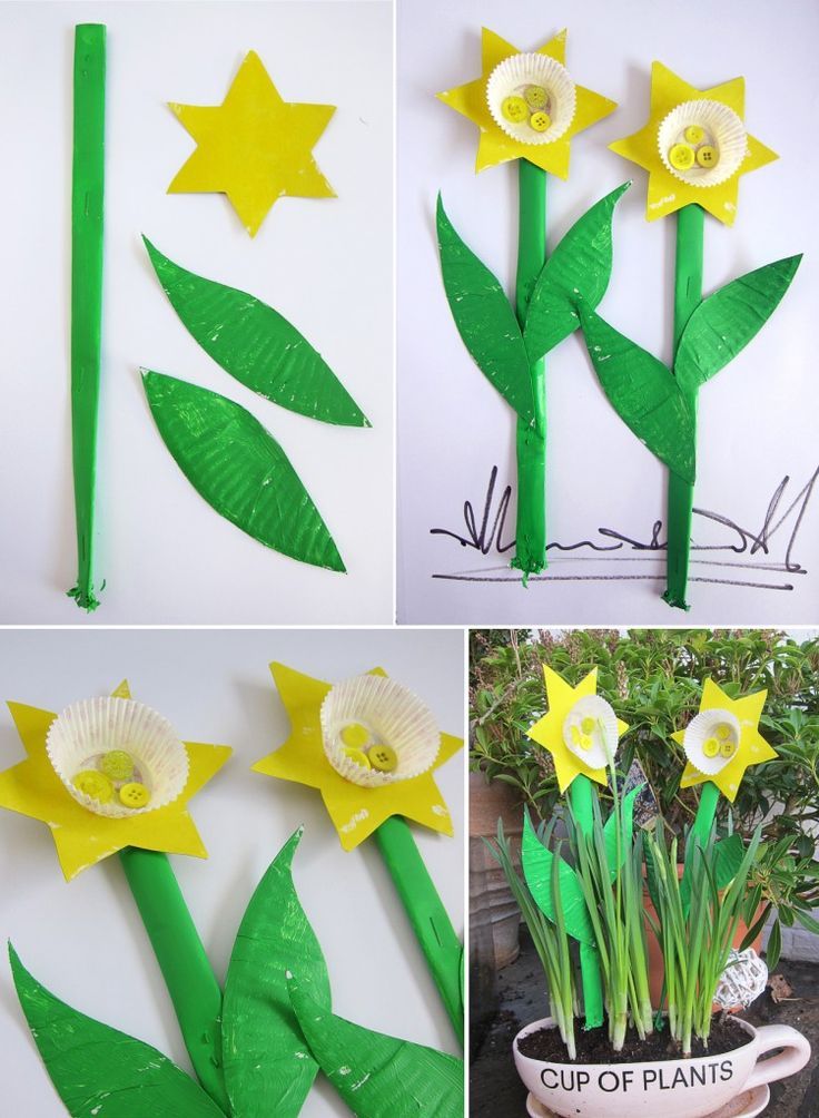 Paper Plate Growing Flower Craft Paper Plate Crafts For Kids