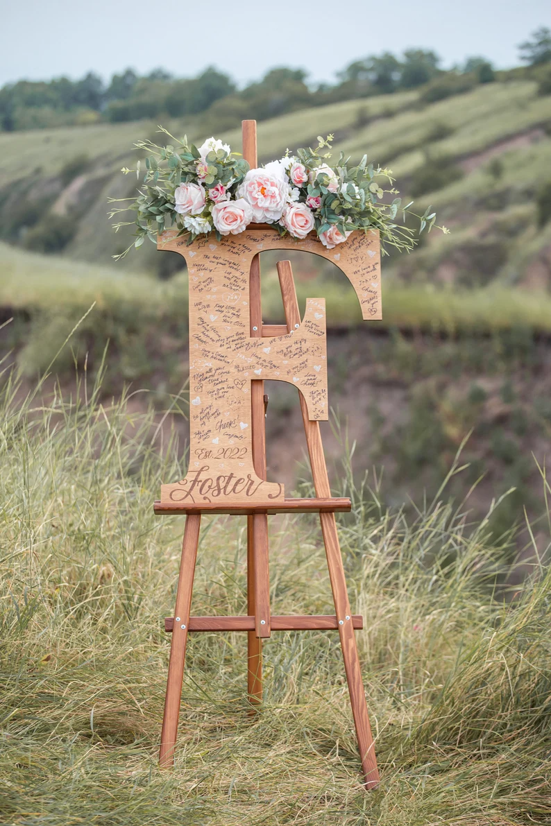 Wedding Guest Book Alternative Guest Book Alternative Wedding | Etsy Serbia Wedding Guess Book, Puzzle Guest Book Wedding, Wedding Guest Book Unique, Personalized Wedding Guest Book, Cute Wedding Ideas, Wedding Guest Book Alternatives, Unique Guest Book Ideas, Wedding Inspo, Wedding Initials Decor