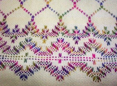 swedish weaving club candy s lap afghan hucking pinte