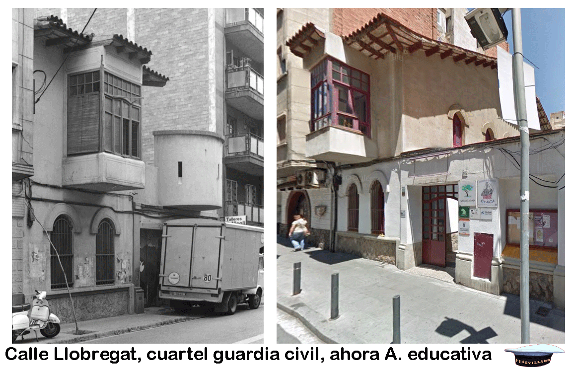 Carrer Llobregat Cuartel De La Guardia Civil Ahora Assiació Educativa Itaca Itaca Guardia Civil