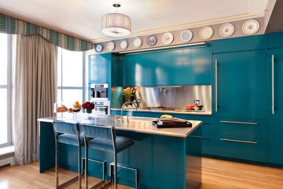 20 gorgeous blue themed kitchen design ideas kitchen design