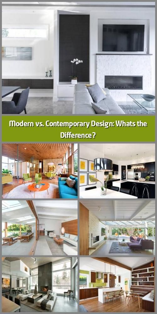 Modern vs. Contemporary Design What’s the Difference? Many people