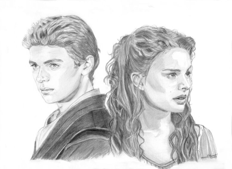 Padme And Anakin By Khinson Deviantart Com On Deviantart Star