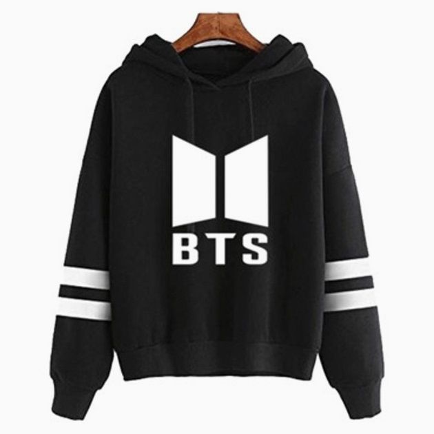 Kpop Unisex BTS Denim Printed Sudadera con Capucha Estampada Kpop Unisex BTS Denim Printed Sudadera con Capucha Estampada