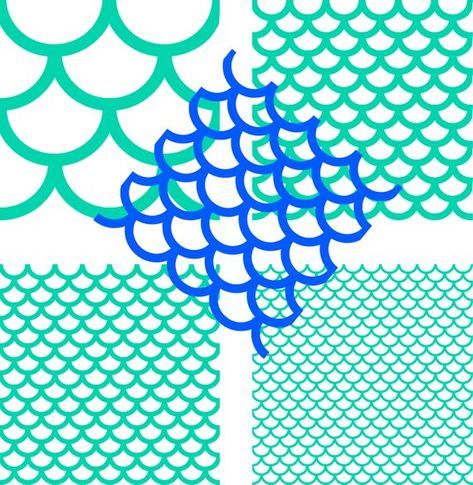Download Shell Pattern SVG, Scallop Pattern svg, Mermaid Pattern ...