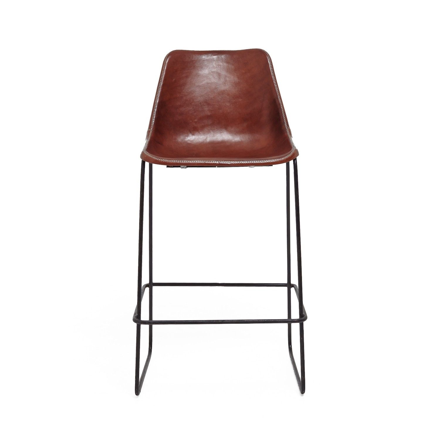 Iron Leather Barstool Wanted Pinterest Craftsman And Iron Leather Barstool