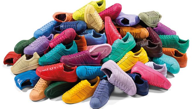 Adidas Superstar : des baskets aux couleurs arc-en-ciel ... Adidas Superstar : des baskets aux couleurs arc-en-ciel ...