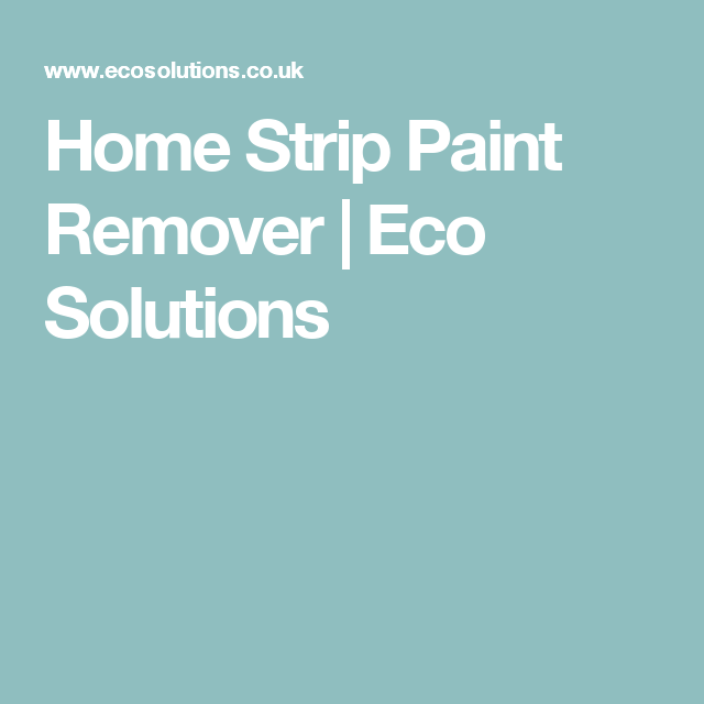 eco solutions stripper Eco solutions stripper