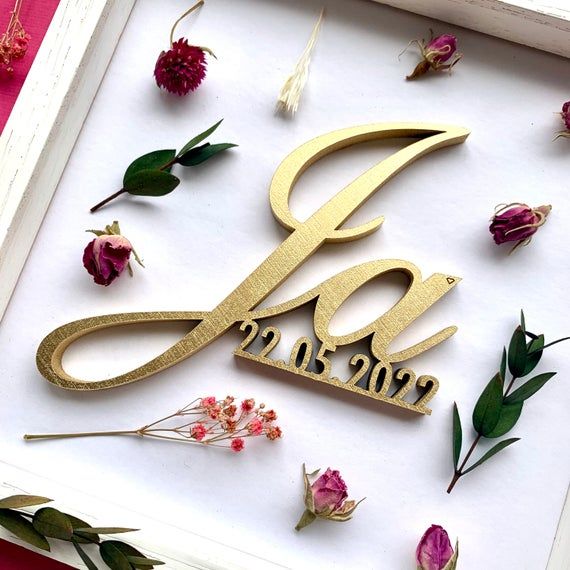 Yes With Your Date Wedding Gift In 2021 Wedding Gifts Gifts Unique Lettering