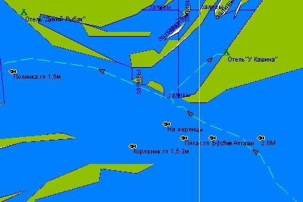 Горьковское водохранилище на карте - блог Санатории Кавказа