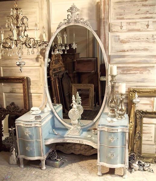Before & After: Vanity Fit For A Queen Vanities, Vintage And Vintage lovely - Before & After: Vanity Fit For A Queen Vanities, Vintage And