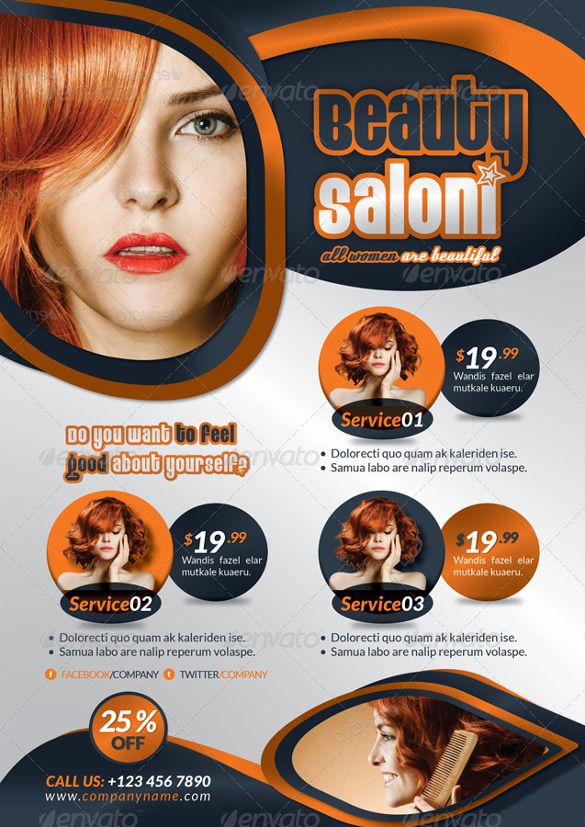 66 beauty salon flyer templates free psd eps ai illustrator salon flyers